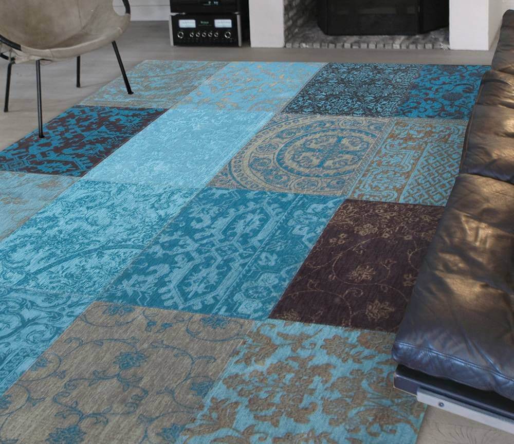 Multi Turquoise Rug 170 X 240