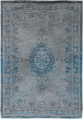 Grey Turquoise Rug