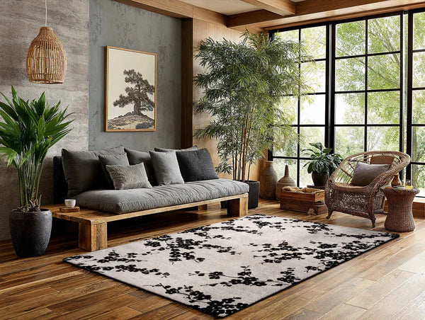 Night Snow Rug