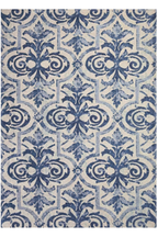 Ayshiyan Navy Rug 160 X 230