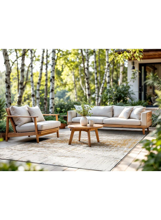 Columbus Gold Rug