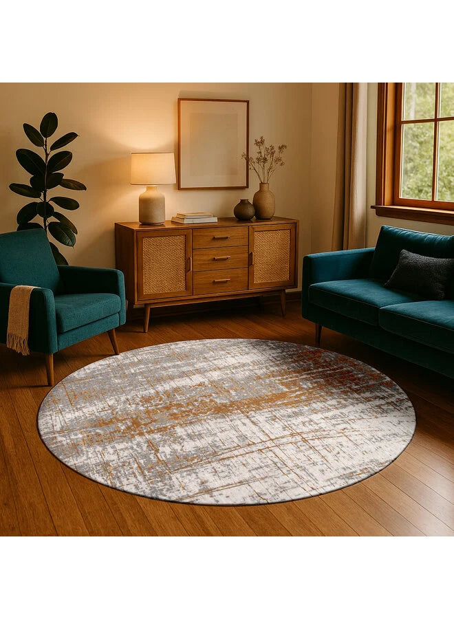 Columbus Gold Rug