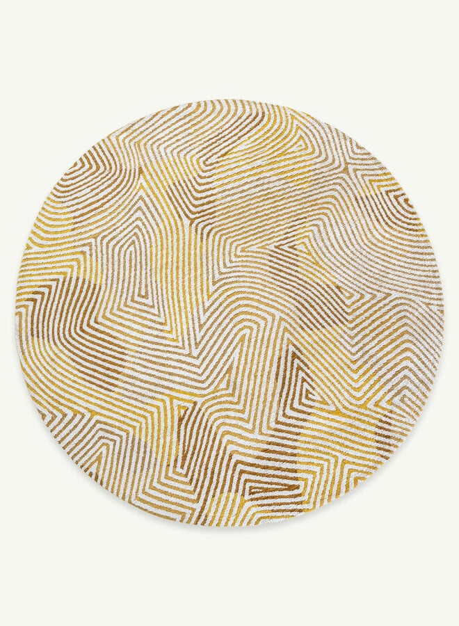 Yellow Hippy Rug